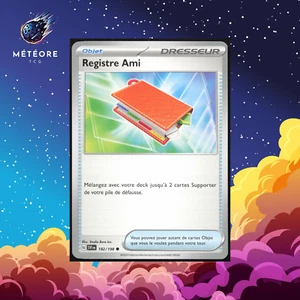 Carte Pokemon Registre Ami 182/198 Écarlate & Violet Français - Picture 1 of 2