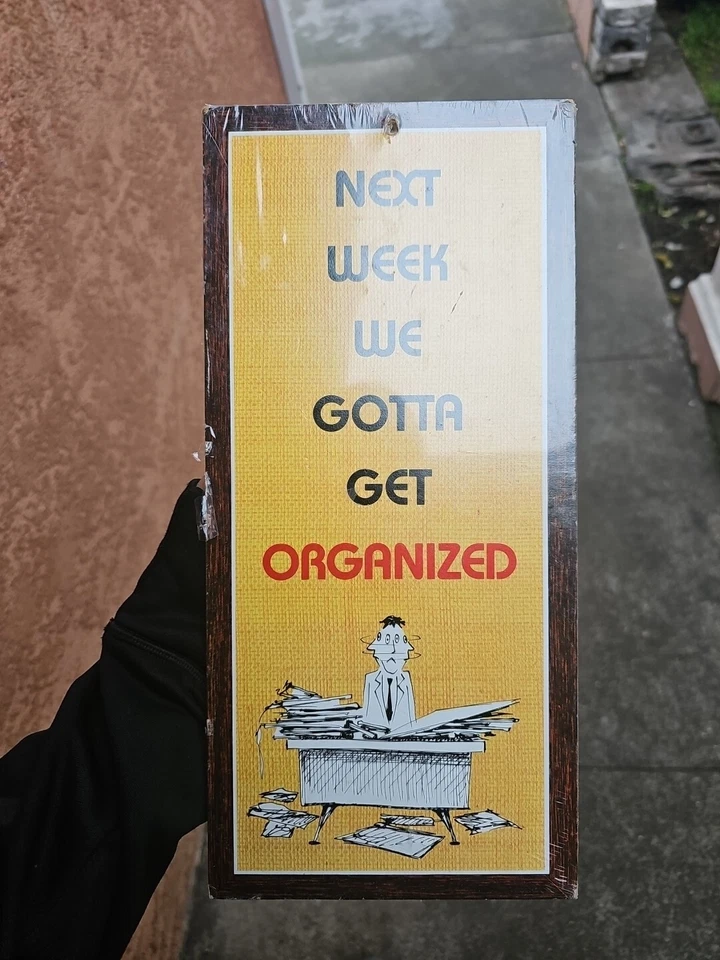 Cartel de pared Nebbishes próxima semana tenemos que organizarnos, Foto 1 de 4