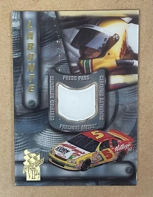 1997 PRESS PASS VIP PRECIOUS METAL USED SHEET METAL TERRY LABONTE #D 226/500 - Image 1 of 2