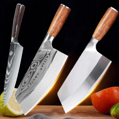 Küchenmesser Profi Kochmesser Set Japanisches Damaskus Muster Edelstahl Messer - Bild 1 von 4