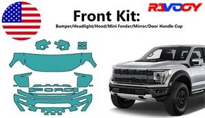 For Ford F-150 Raptor 2021-2023 Front Paint Protection Film PreCut Kit PPF - Picture 1 of 7