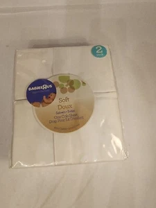 Babies R Us Soft Doux Sateen Satin Crib Sheet 2 Pack White New - Picture 1 of 2