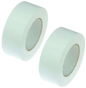 2 x Gewebeband 0,10€/m Stagetape STANDARD WEISS 50mm x 50m Klebeband Panzerband - Picture 1 of 3