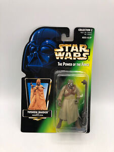 Star Wars Power of the Force POTF Green Card Basic Figures Tusken Raider