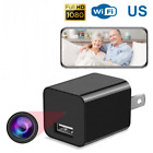 1080P Wifi Mini Camera US/EU Plug Charger Power HD Surveillance Wireless