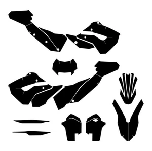 Husaberg All Models 2011 2012 Vector Graphics MX Template 1:1 - Picture 1 of 1