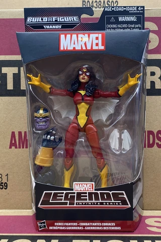 SPIDER-WOMAN Marvel Legends Thanos BAF Series Action Figure Cover