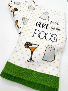 Halloween "Just Here for the BOO's " Bar/Kitchen Towels Set of two  NWT - Bild 1 von 5