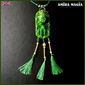 Mandragora Amulet Mandrake Talisman Good Luck Pendant Witch Jewelry Wicca Pagan - Picture 1 of 24