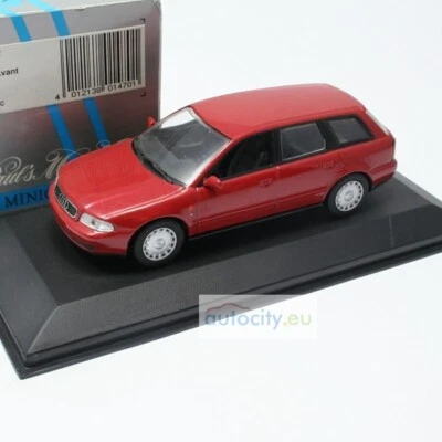 MINICHAMPS AUDI A4 AVANT RED METALLIC 430015012 - Image 1 of 4