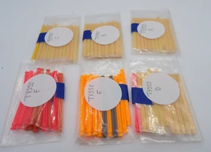 k'nex Parts Rods Yellow Orange Gray Sets of 12 3 1/4 " - Picture 1 of 1