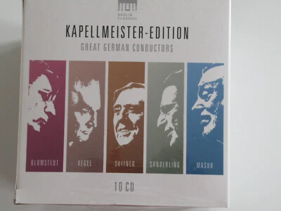 Kapellmeister-Edition Great German Conductors, 10 CDs, neu, OVP - Bild 1 von 2