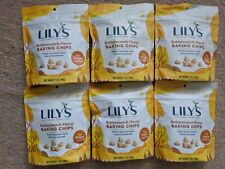 6 Bags Lilys Butterscotch White Chocolate Style Baking Chips BB 11/28/23 Lily's