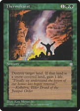 1X Thermokarst Ice Age MP MTG CARD