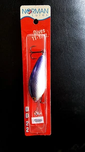Norman Gelcote Deep Diver 22 3" Dives 15-18ft 5/8oz GDDO22-133DP Dk Lavendar Sh - Picture 1 of 2