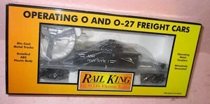 MTH 30-7658 Transport Flatcar w/ OPERATING Flying Helicopter NEW IN BOX - Picture 1 of 4