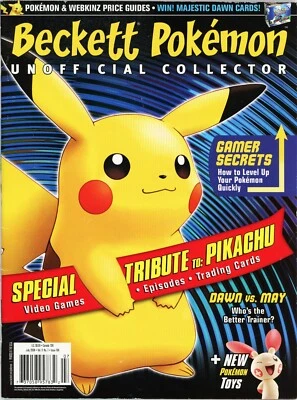 2008 Beckett Pokemon Unofficial Collector Magazine #104 July Vol 11 No 7 Good Cd - Image 1 of 2