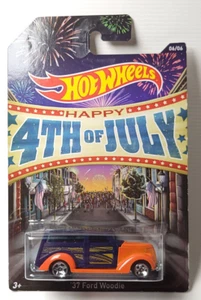 Hot Wheels 4th of July '37 Ford Woodie - Picture 1 of 1