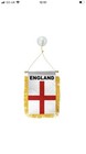 50 England Flag Hanging Car Pennant for Car Window or Rearview Mirror