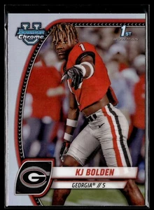 2024 Bowman University Chrome Refractor #115 - KJ Bolden - Bild 1 von 2