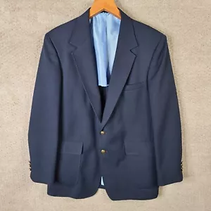 Vintage Arnold Palmer Aquator Jacket Men 42R Blue Sport Coat Gold Buttons Blazer - Picture 1 of 14