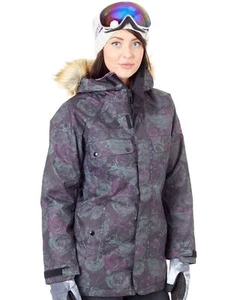 686 Ghost Rose Camo Dream Insulated Womens Snowboarding Jacket - XS - Picture 1 of 8