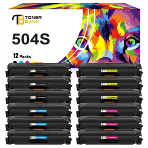 12x toner do Samsung Xpress SL-C1810w CLX-4195fw 4195fn 4195n CLP415nw CLT-504S - Zdjęcie 1 z 12