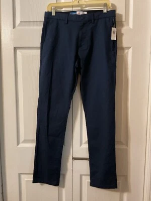 Брюки мужские Old Navy Ultimate Slim Tech Chino синие размер 30x32 встроенные гибкие - Изображение 1 из 4