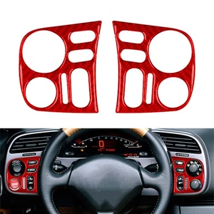 Für Honda S2000 2000-2009 2 Stücke LHD Innen Fahrer Dashboard Abdeckung Trim - Picture 1 of 11