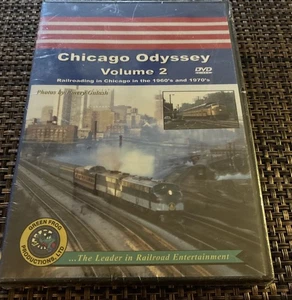 Chicago Odyssey Vol. 2 TRAIN DVD Railroading Chicago 1960s-70s (2-DISC) NEW! - Picture 1 of 2