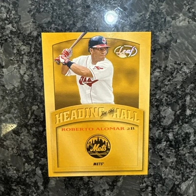 Leaf Heading for the Hall 2002 Roberto Alomar #HH-5 HOF Foto 1 de 2