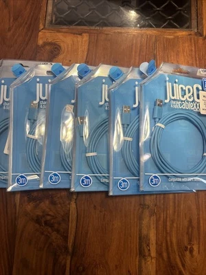 Blue Juice type C charge & sync cable XXL 3M - Image 1 of 2