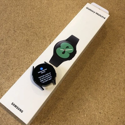 Samsung Galaxy Watch 4 40mm GPS Wifi Bluetooth Smartwatch SM-R860 Black No Strap - Image 1 of 4