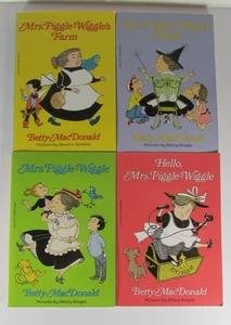 4 Mrs. Piggle-Wiggle Books: Mrs. Piggle-Wiggle, Mrs. Piggle's Farm - Hello - Mag - Picture 1 of 3