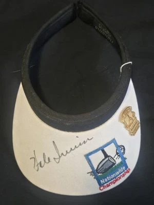 黑尔·欧文签名 2000 年全国锦标赛高尔夫遮阳板带志愿者徽章 JSA 正品证书 — 第 1/4 张图片