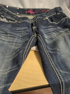 Rock & Roll Cowgirl jeans 32x34 low rise - Picture 1 of 9