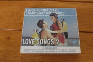 Love Songs 2 CD 3 Disc Box Set Lemon Popsicles Strawberry Milkshakes 75 Hits Pop - Picture 1 of 2