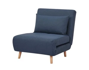 HappyHome Schlafsessel klappbar 77 cm blau mit Kratzer *B-Ware (Selbstabholung) - Bild 1 von 5