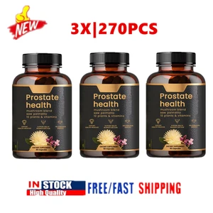 3X Prostata Gesundheit Kapseln mit Pilzmischung & Sägepalme KOSTENLOSER VERSAND HEISS - Bild 1 von 8