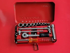 Facom R. 430D Steckschlüsselsatz Werkzeugkasten Oldtimer Vintage Werkzeug... - Bild 1 von 10