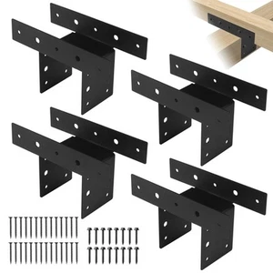 Pergola Brackets Brackets for ConnectingPost Anchor Connector -4 pcs - Picture 1 of 9