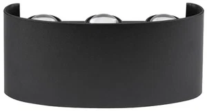 V-TAC Lampu Dinding LED 6W Atas/Bawah, IP54, 4000K, 540lm, Hitam Sand - Picture 1 of 2