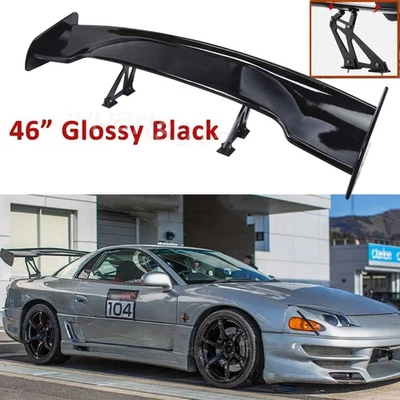 Glossy Black GT-Style Rear Trunk Spoiler Lip Racing Wing For Mitsubishi 3000GT - Imagem 1 de 4
