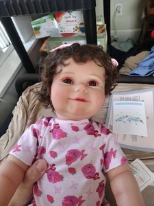 Reborn Nursery Baby Dolls Silicone Full Body 20 Inch Waterproof Realistic - Picture 1 of 8