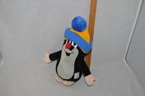 Krtek the Little Mole Cartoon Zdenek Miler Czech Republic 9" Blue Hat Plush - Picture 1 of 4