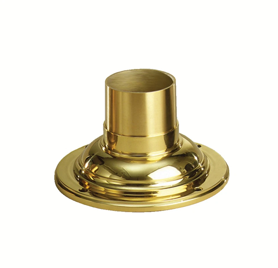 Kichler Lighting 9530PB Accessory 4 inch Polished Brass Pedestal Mount - Image 1 of 1