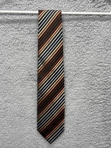 Alexander Julian Colors Necktie Diagonal Striped Career Professional Dapper New - Picture 1 of 5