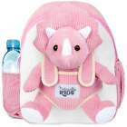 Toddler Backpack With Plush Pink Dinosaur Triceratops Toy Naturally Kids