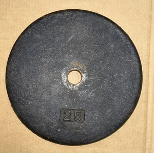 1-25 libras. Placa de peso vintage/hecha en EE. UU. - Imagen 1 de 2