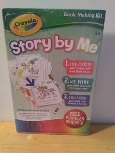 Crayola Children's Crafts STORY BY ME Hard Cover Book Making Kit Free Printing - Picture 1 of 1